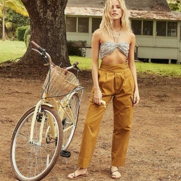 Doen Bleecker Pants In Oak 6 NWT - Picture 2 of 8